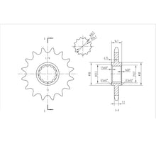 BikeMaster Front Sprocket 525 - 16-Tooth 151 370 16_130711