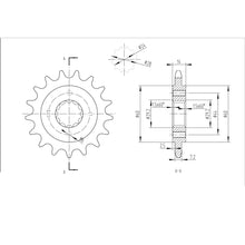 BikeMaster Front Sprocket 525 - 17-Tooth 151 372 17_130715