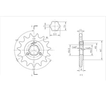 BikeMaster Front Sprocket 525 - 15-Tooth 151 448 15_130717