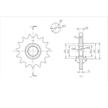 BikeMaster Front Sprocket 525 - 15-Tooth 151 586 15_130727