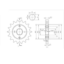 BikeMaster Front Sprocket 530 - 18-Tooth 160 288 18_130747