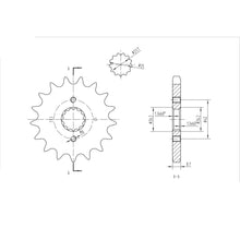 BikeMaster Front Sprocket 530 - 17-Tooth 160 513 17_130771