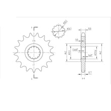 BikeMaster Front Sprocket 530 - 17-Tooth 160 579 17_130792