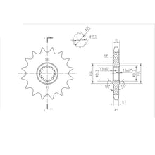 BikeMaster Front Sprocket 530 - 16-Tooth 160 580 16_130793