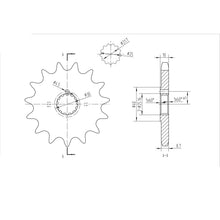 BikeMaster Front Sprocket 630 - 15-Tooth 180 521 15_130811