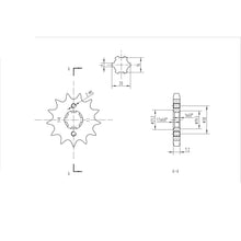 BikeMaster Front Sprocket 428 - 13-Tooth 130 548 13_130824
