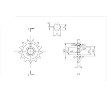 BikeMaster Front Sprocket 428 - 13-Tooth [MPN: 131 501 13]_130827