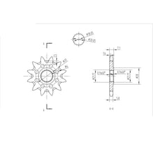 BikeMaster Front Sprocket 520 - 12-Tooth 140 427 12+_130835