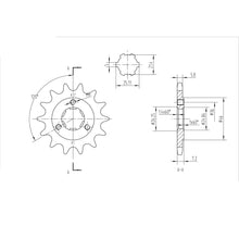BikeMaster Front Sprocket 520 - 14-Tooth 140 437 14_130840