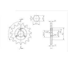 BikeMaster Front Sprocket 520 - 15-Tooth 140 437 15_130841