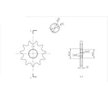 BikeMaster Front Sprocket 520 - 11-Tooth 141 439 11_130859