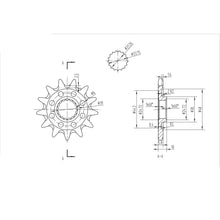BikeMaster Front Sprocket 520 - 13-Tooth 141 443 13+_130863