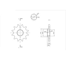 BikeMaster Front Sprocket 520 - 12-Tooth 141 503 12_130868