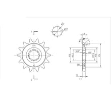 BikeMaster Front Sprocket 520 - 14-Tooth 141 536 14_130869