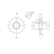 BikeMaster Front Sprocket 530 - 15-Tooth 160 333 15_130896
