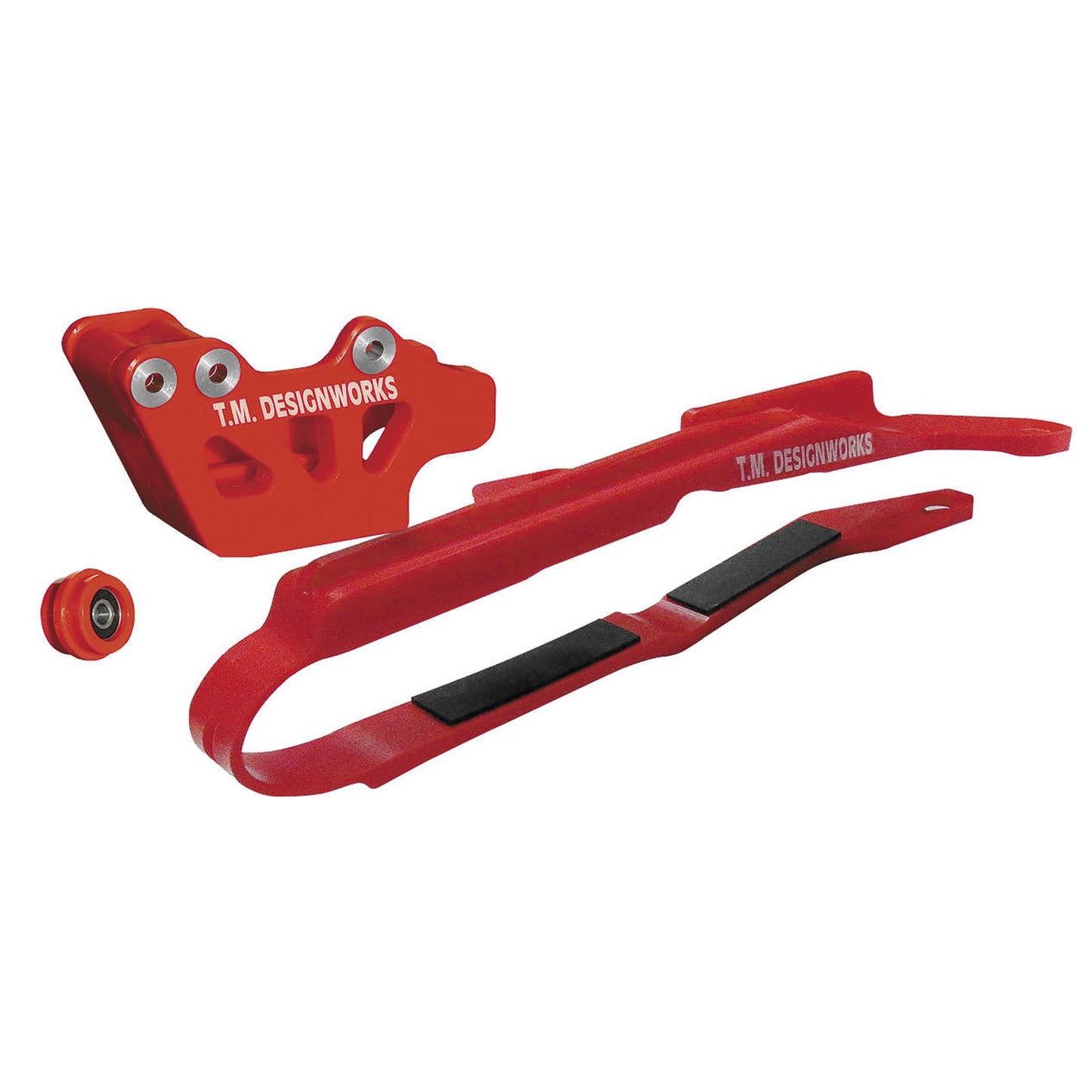 TM Design Works Chain Guide/Slider for Honda - Red [MPN: HCP-H03-RD]_131045