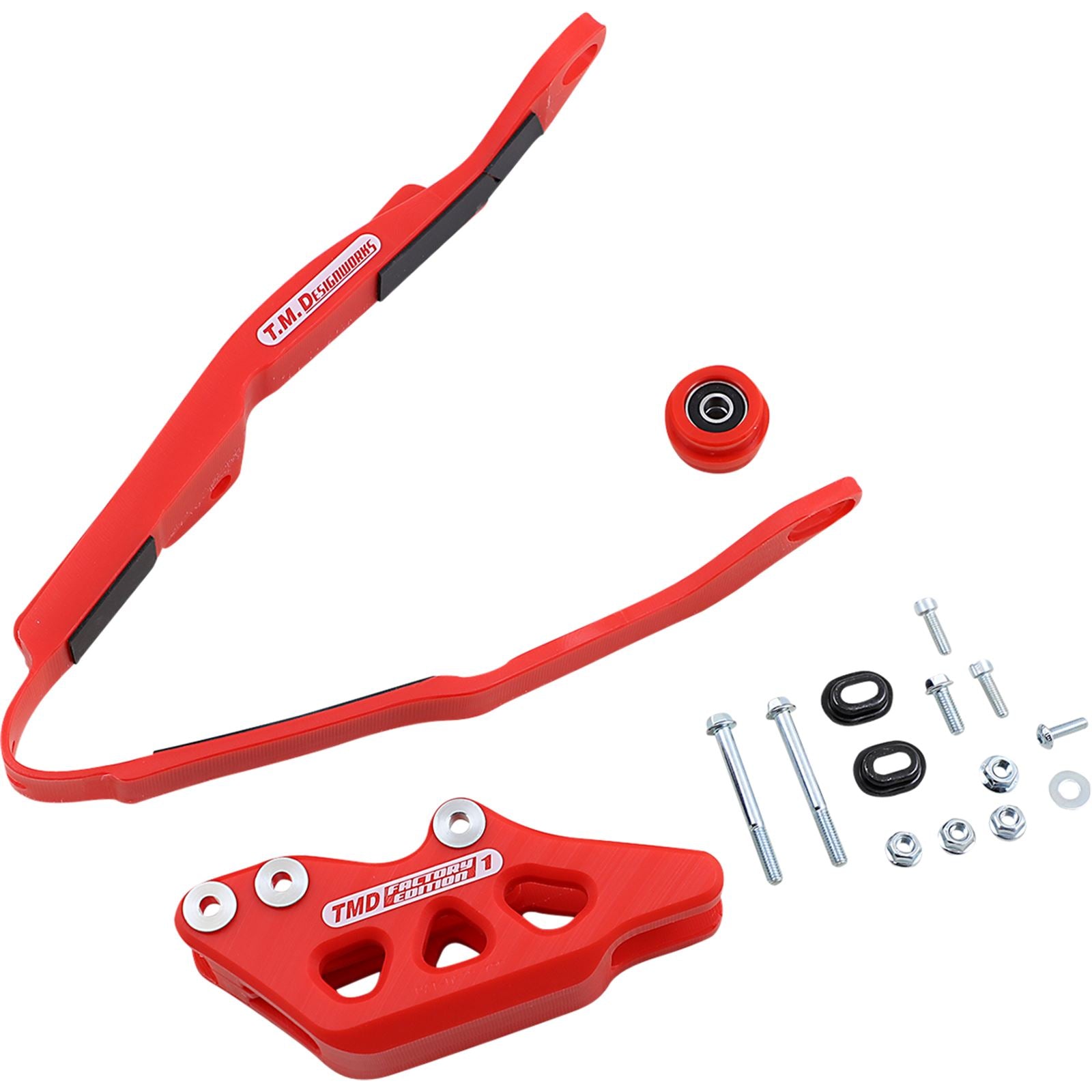 TM Design Works Chain Guide/Slider for Honda - Red [MPN: HCP-H05-RD]_1041274