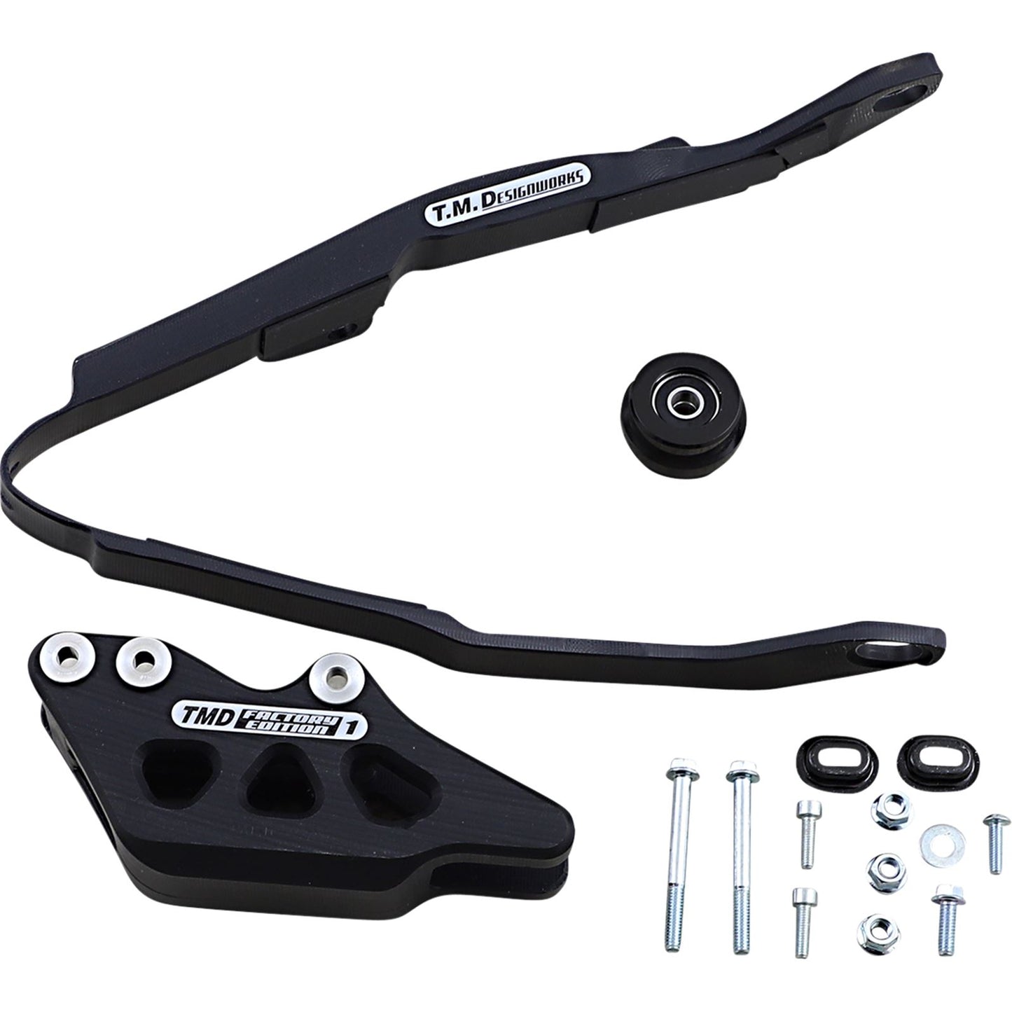 TM Design Works Chain Guide/Slider for Honda - Black [MPN: HCP-H06-BK]_1041275