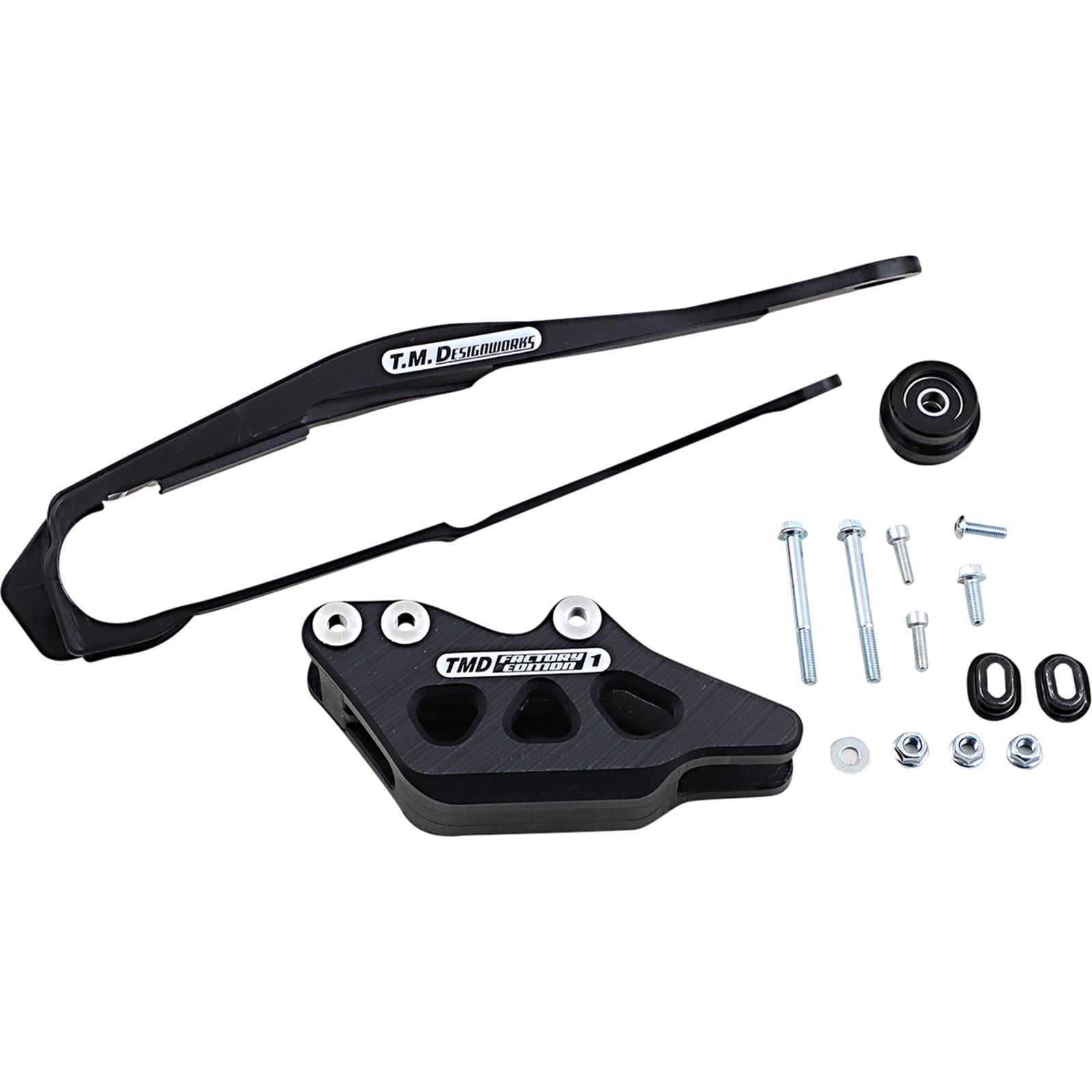 TM Design Works Chain Guide/Slider for Honda - Black [MPN: DCK-OR3-BK]_1041282