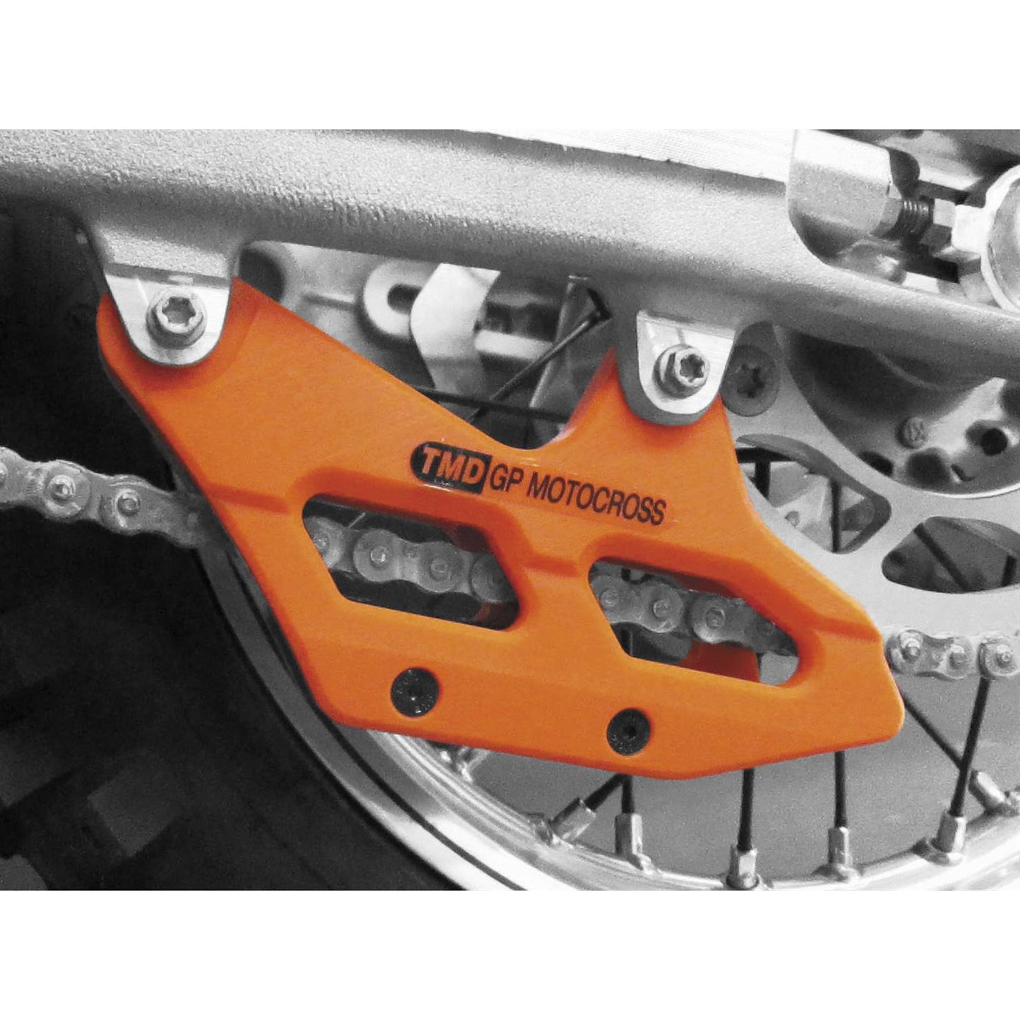 TM Design Works Factory Edition SX Rear Chain Guide [MPN: KHCG-SX5-OR]_131056
