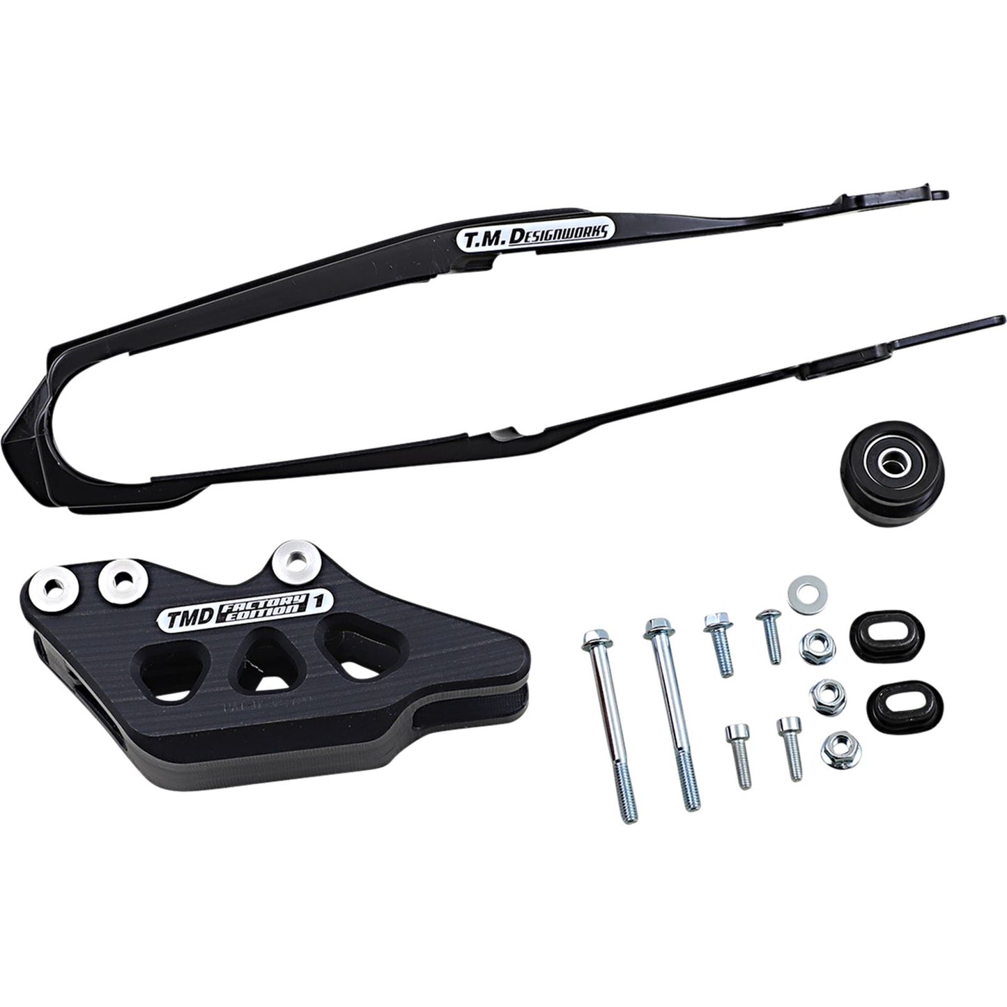 TM Design Works Chain Guide/Slider for Honda - Black [MPN: DCK-OR7-BK]_1041364