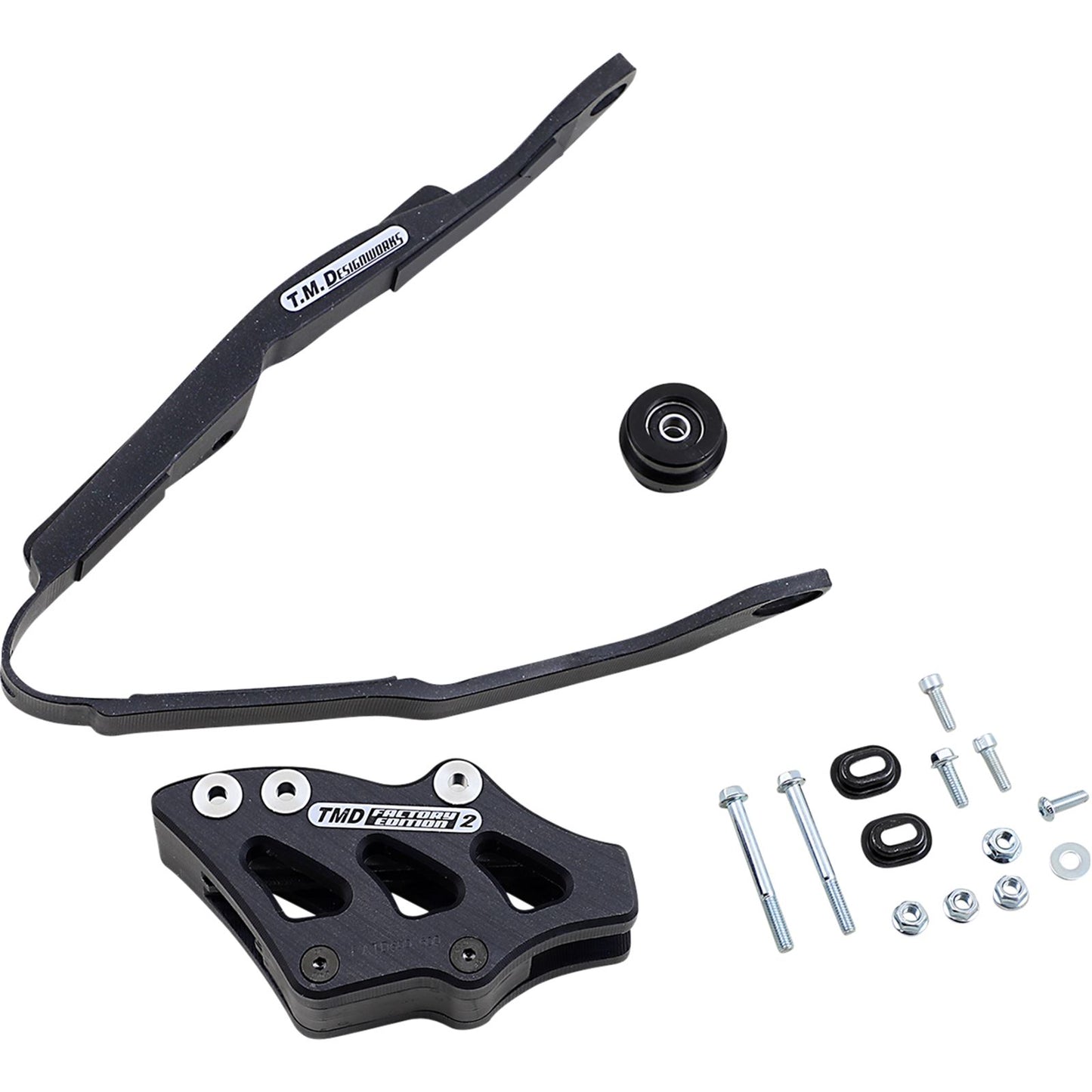 TM Design Works Chain Guide/Slider for Honda - Black [MPN: HCP-H07-BK]_1041272