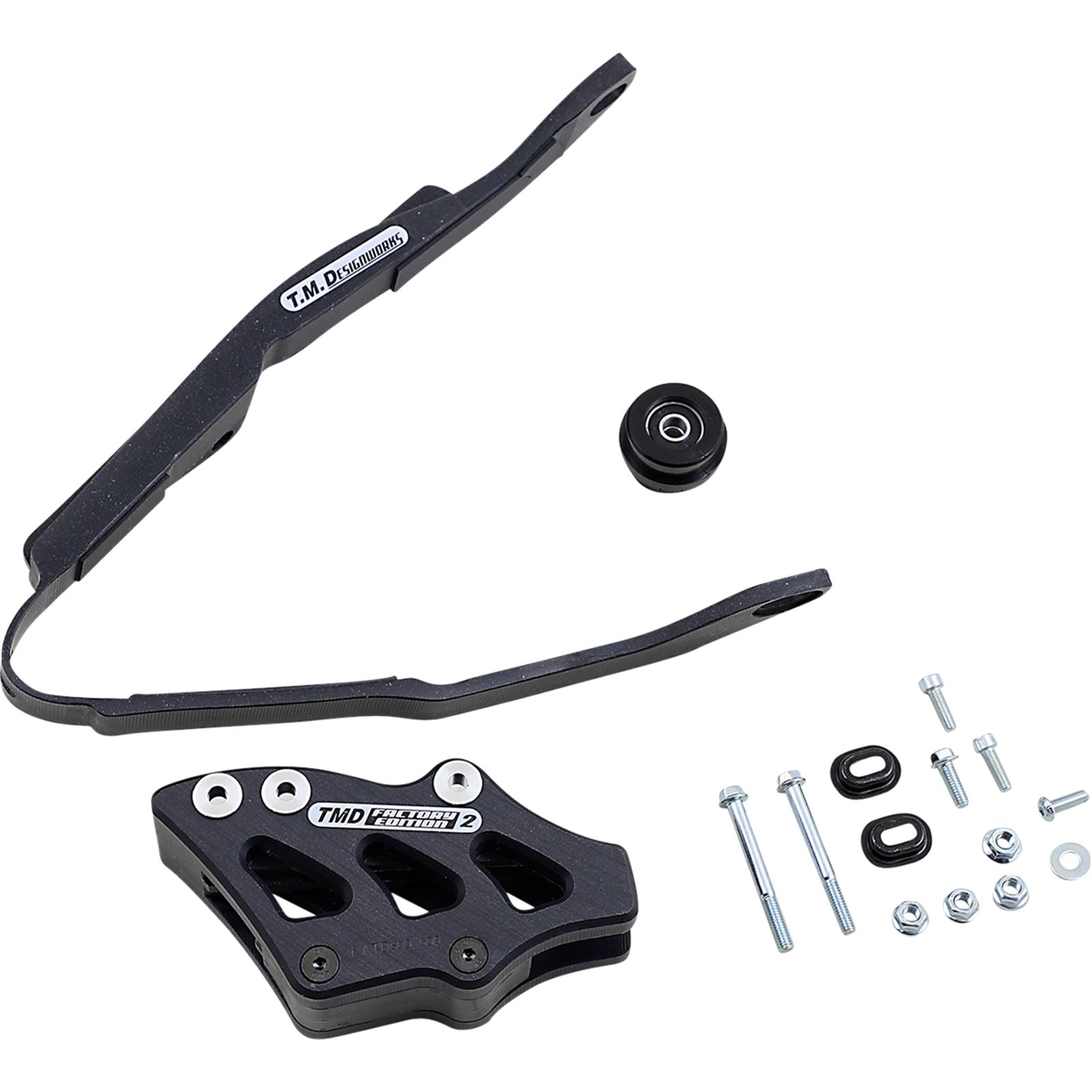 TM Design Works Chain Guide/Slider for Honda - Black [MPN: HCP-H07-BK]_1041272