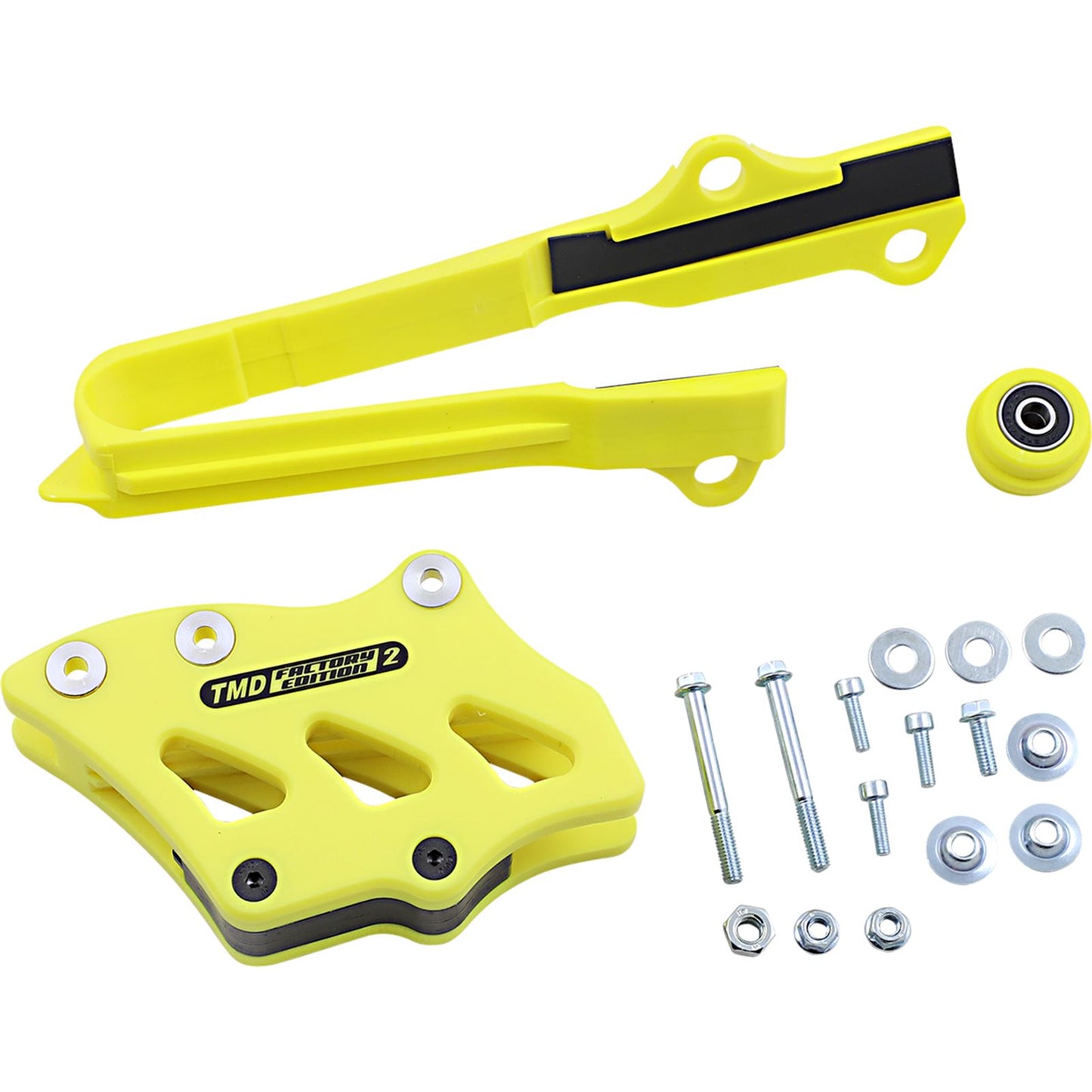 TM Design Works Chain Guide/Slider For Suzuki - Yellow [MPN: SCP-OR3-YL]_1041400