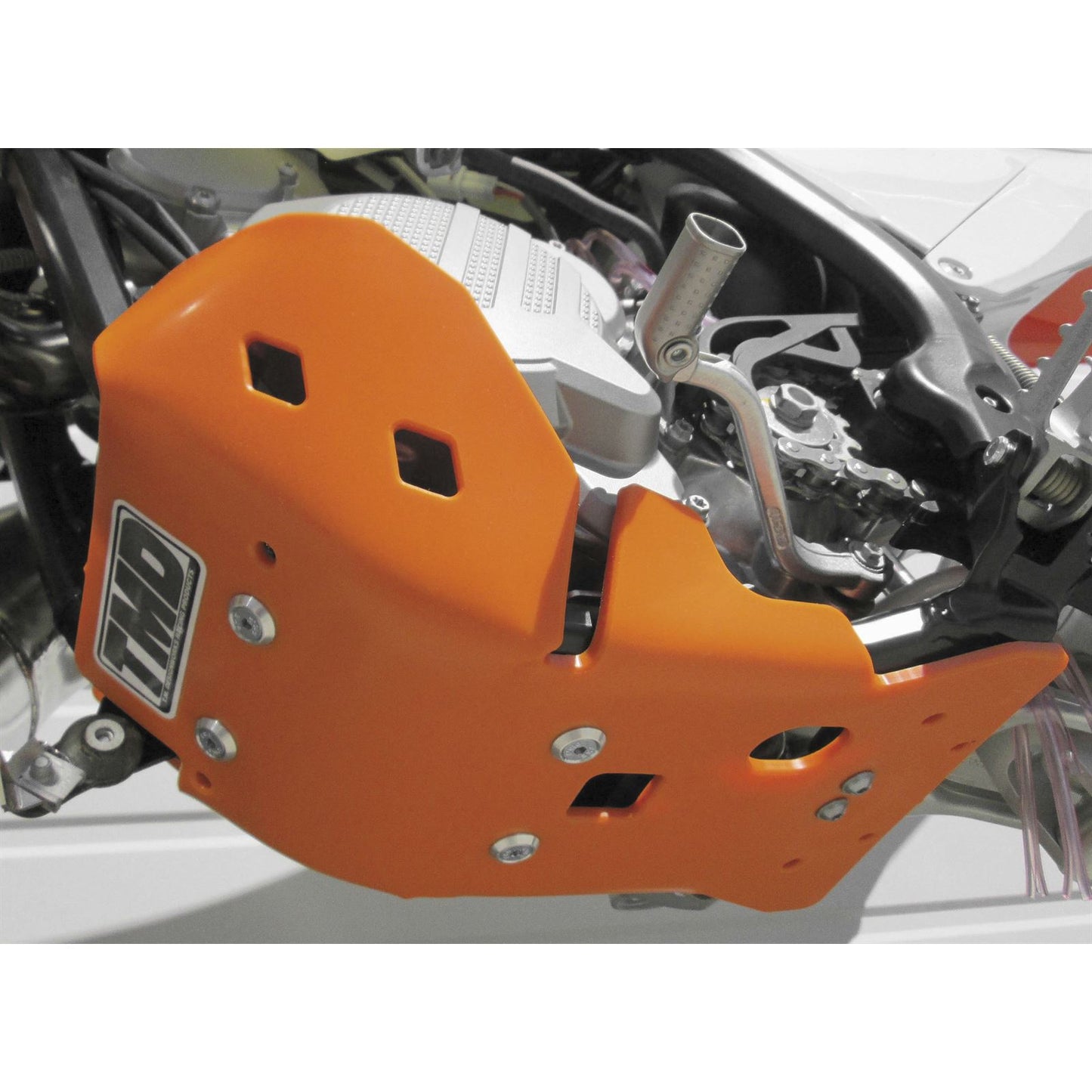 TM Design Works Skid Plate for KTM - Orange [MPN: KTMC-253-OR]_131188