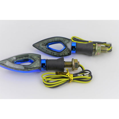 2FastMoto LED Turn Signals Aftermarket - Blue for Yamaha/Suzuki/Honda/Kawasaki 065-006_943076