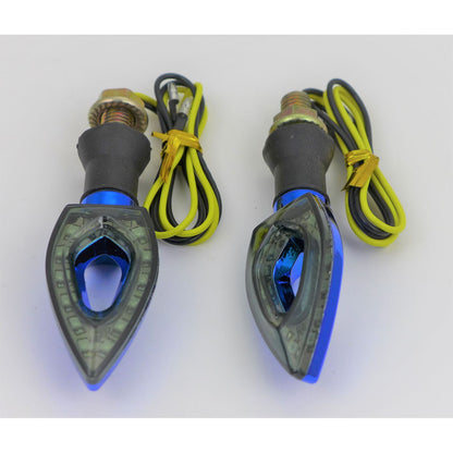 2FastMoto LED Turn Signals Aftermarket - Blue for Yamaha/Suzuki/Honda/Kawasaki 065-006_943078