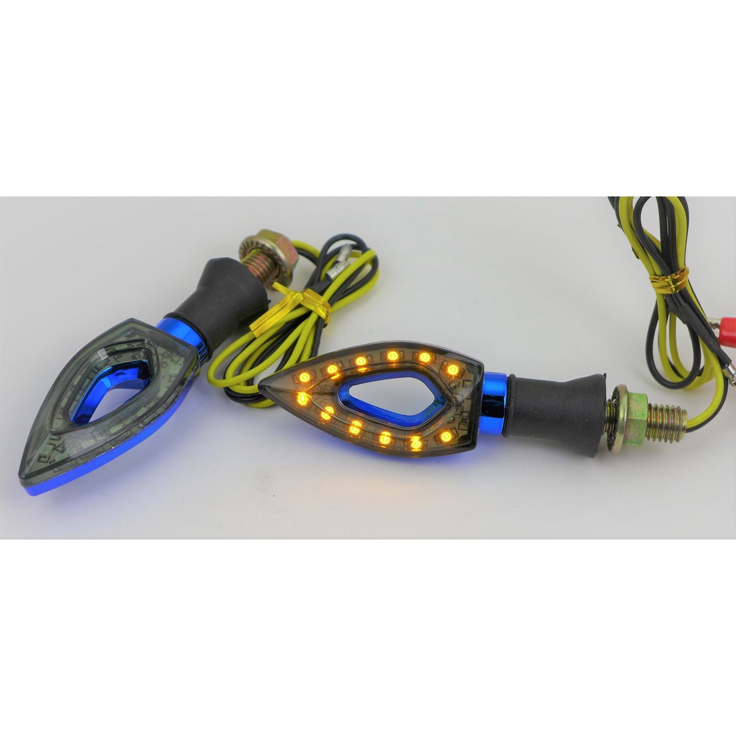 2FastMoto LED Turn Signals Aftermarket - Blue for Yamaha/Suzuki/Honda/Kawasaki 065-006_943079