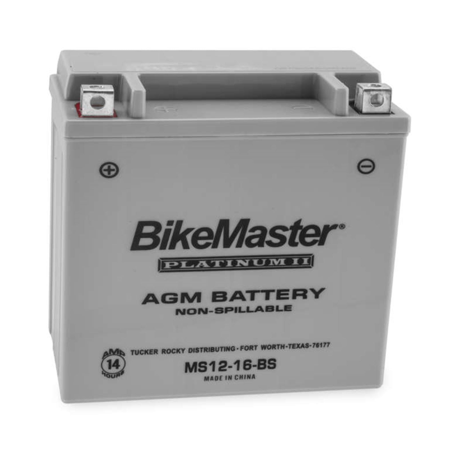 BikeMaster AGM Battery MS12-16-BS MS12-16-BS_984097
