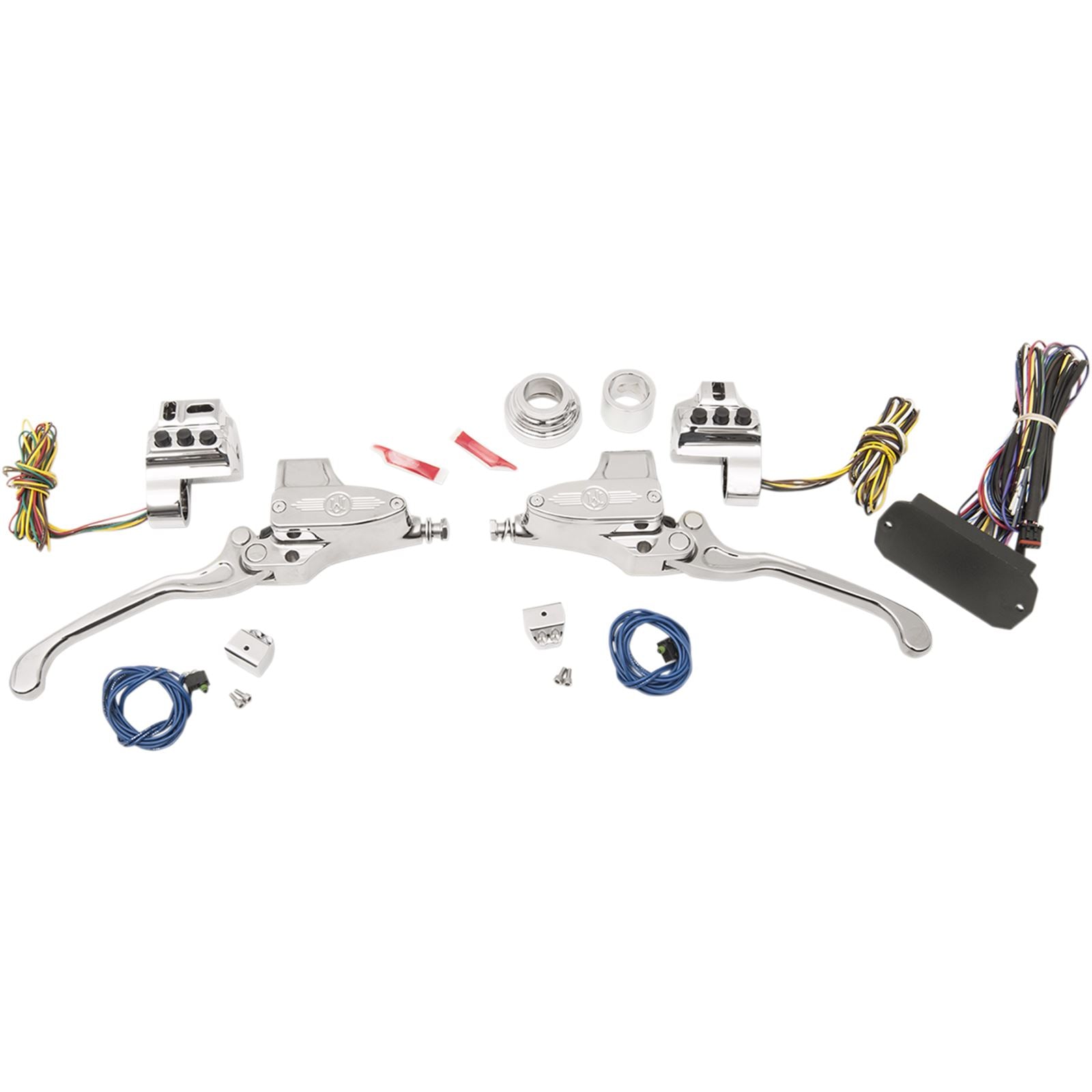 Performance Machine Chrome 11/16" Master Cylinder Hydraulic Handlebar Controls 0062-4026-CH_452515
