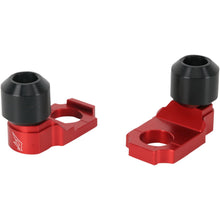 Driven Axle Block Sliders For Kawasaki ZX-6R - Red DRAX-104-RD_374654