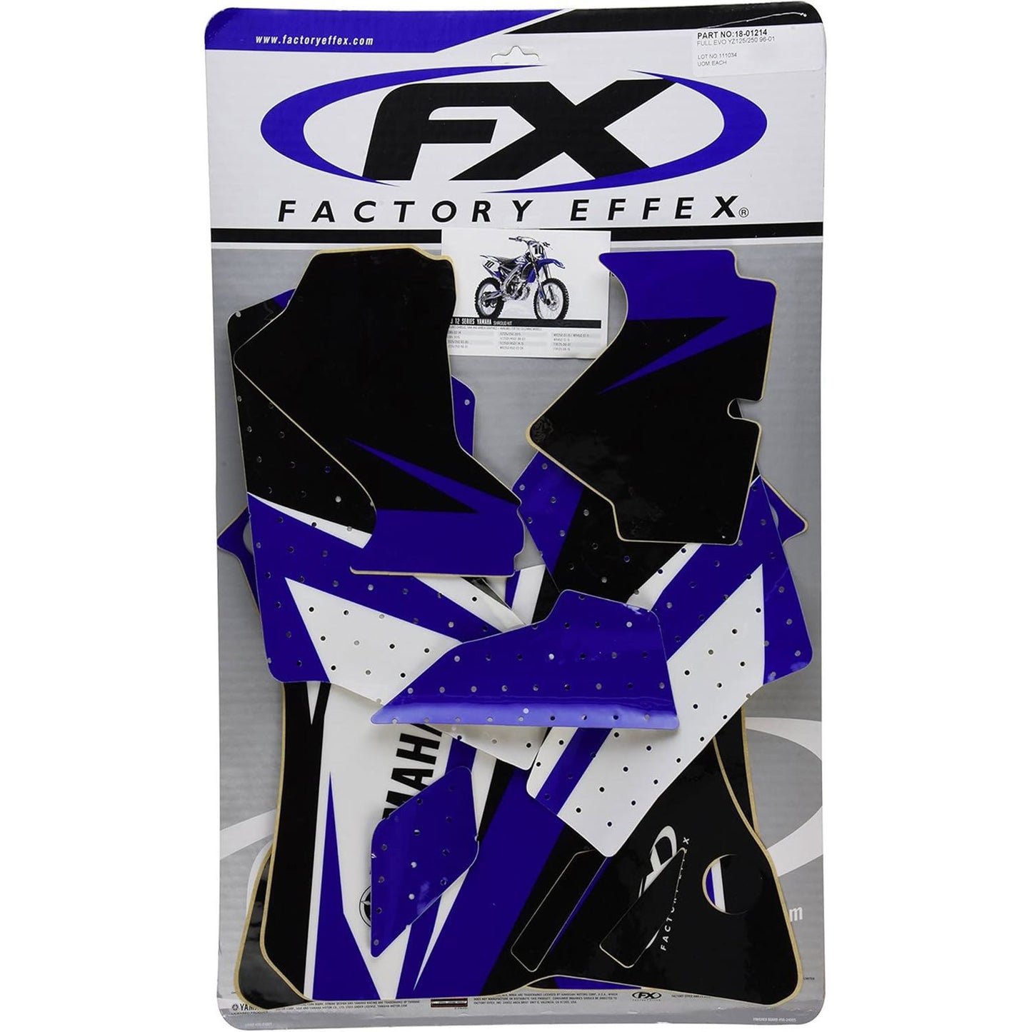 Factory Effex EVO 12 Shroud Kit for Yamaha YZ125/250 '96-01 [MPN: 18-01214]_1951965