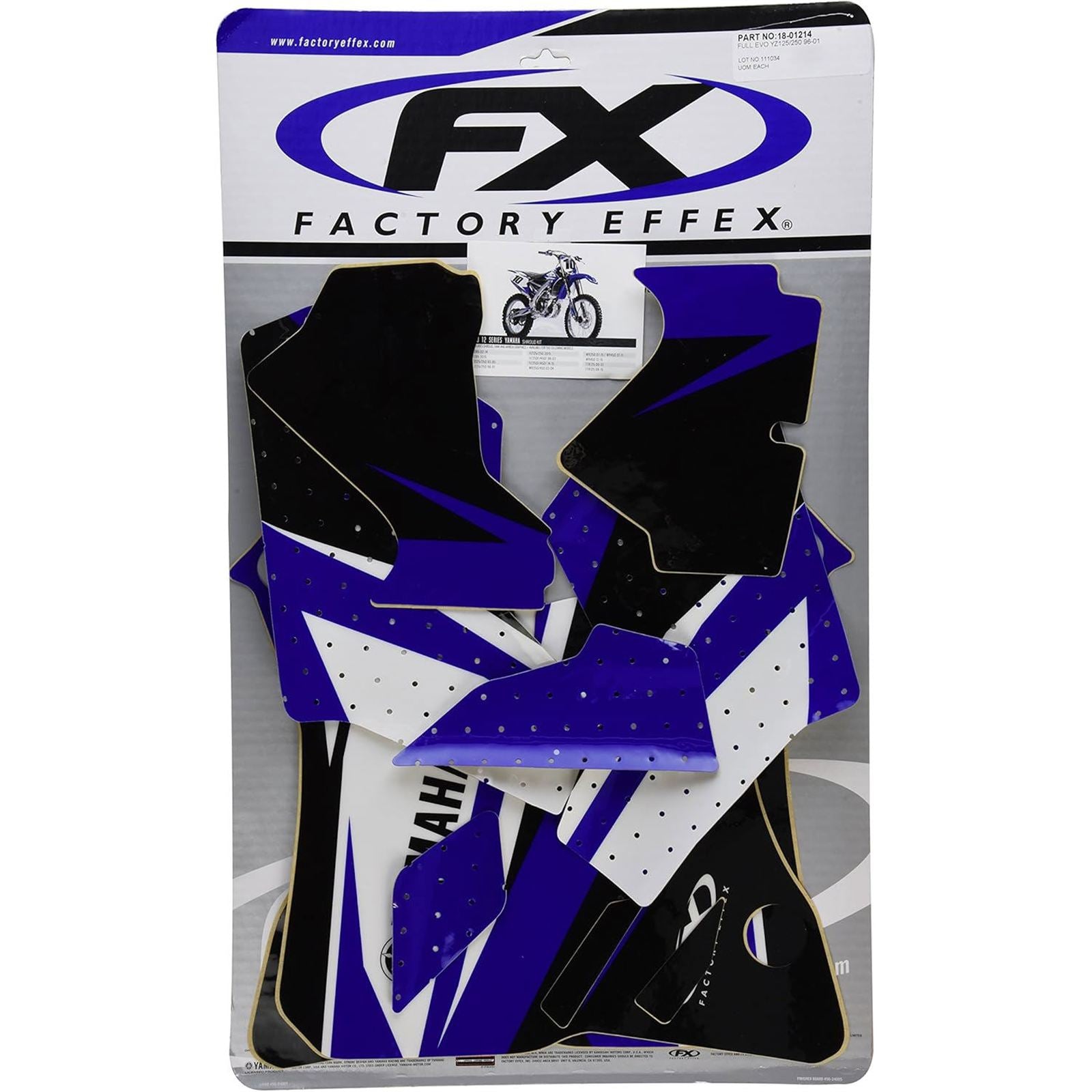 Factory Effex EVO 12 Shroud Kit for Yamaha YZ125/250 '96-01 [MPN: 18-01214]_1951965