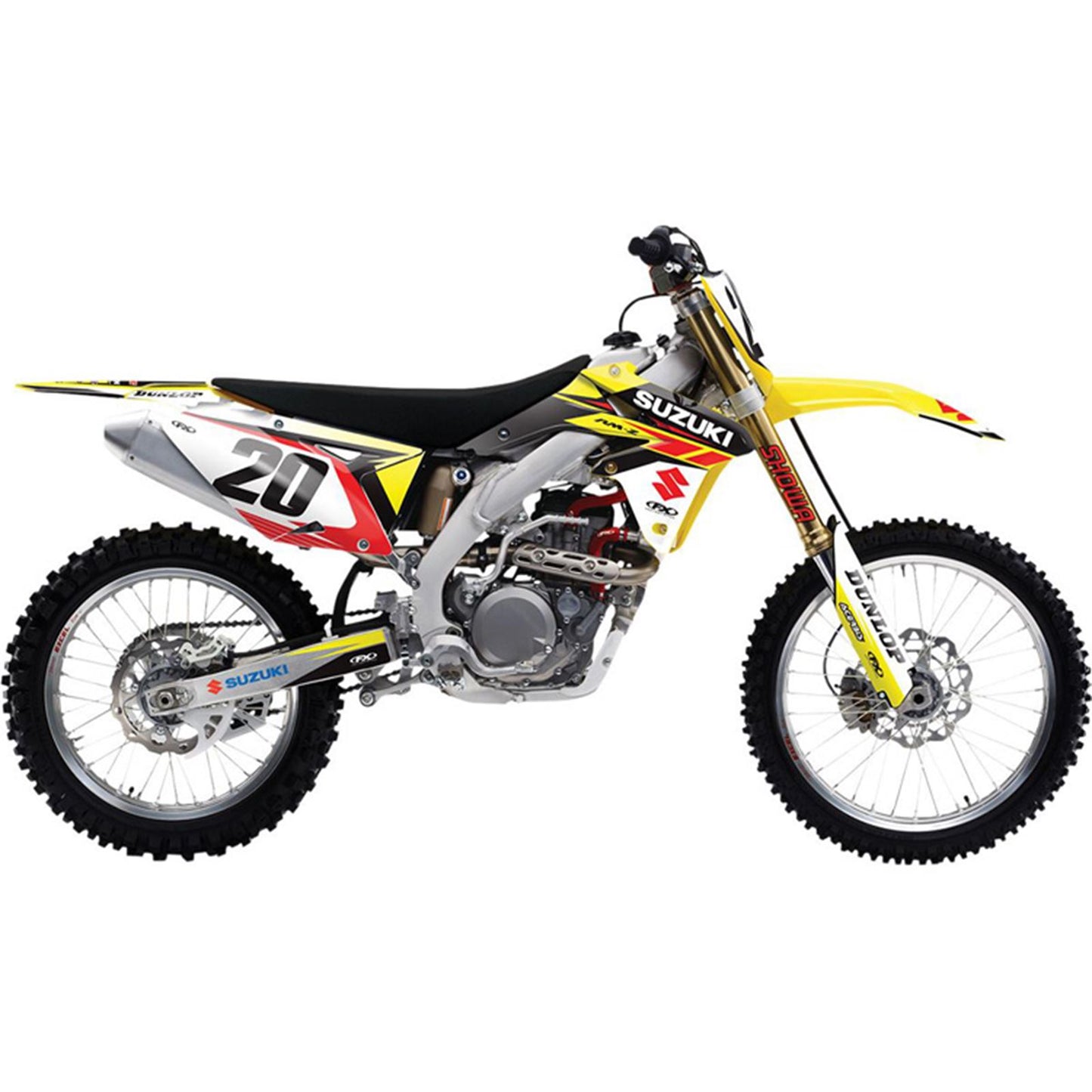 Factory Effex FX 2016 EVO Shroud/Airbox Graphic Kit for Suzuki 19-01424_563981