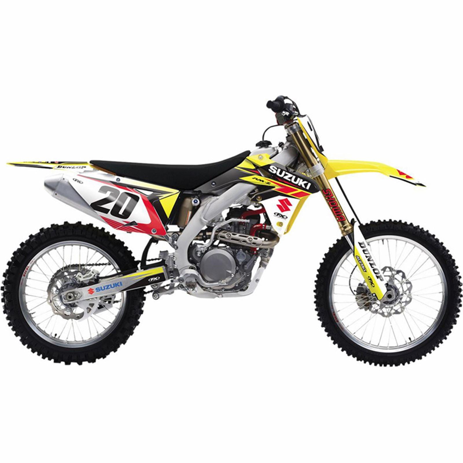 Factory Effex FX 2016 EVO Shroud/Airbox Graphic Kit for Suzuki 19-01430_563982