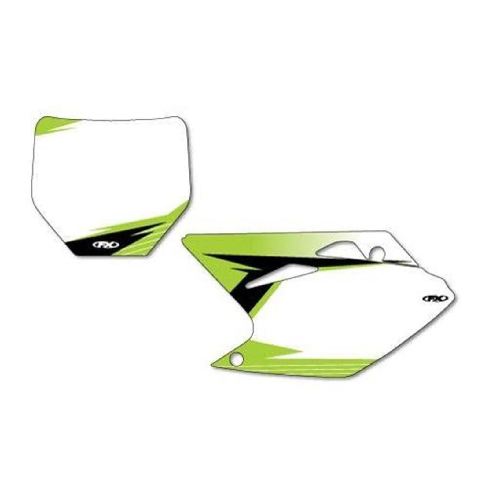 Factory Effex Graphic Number Plates - White - KX250/450 12-64132_563996