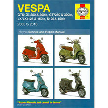 Haynes Manuals Service and Repair Manual for Vespa [MPN: M4898]_564063