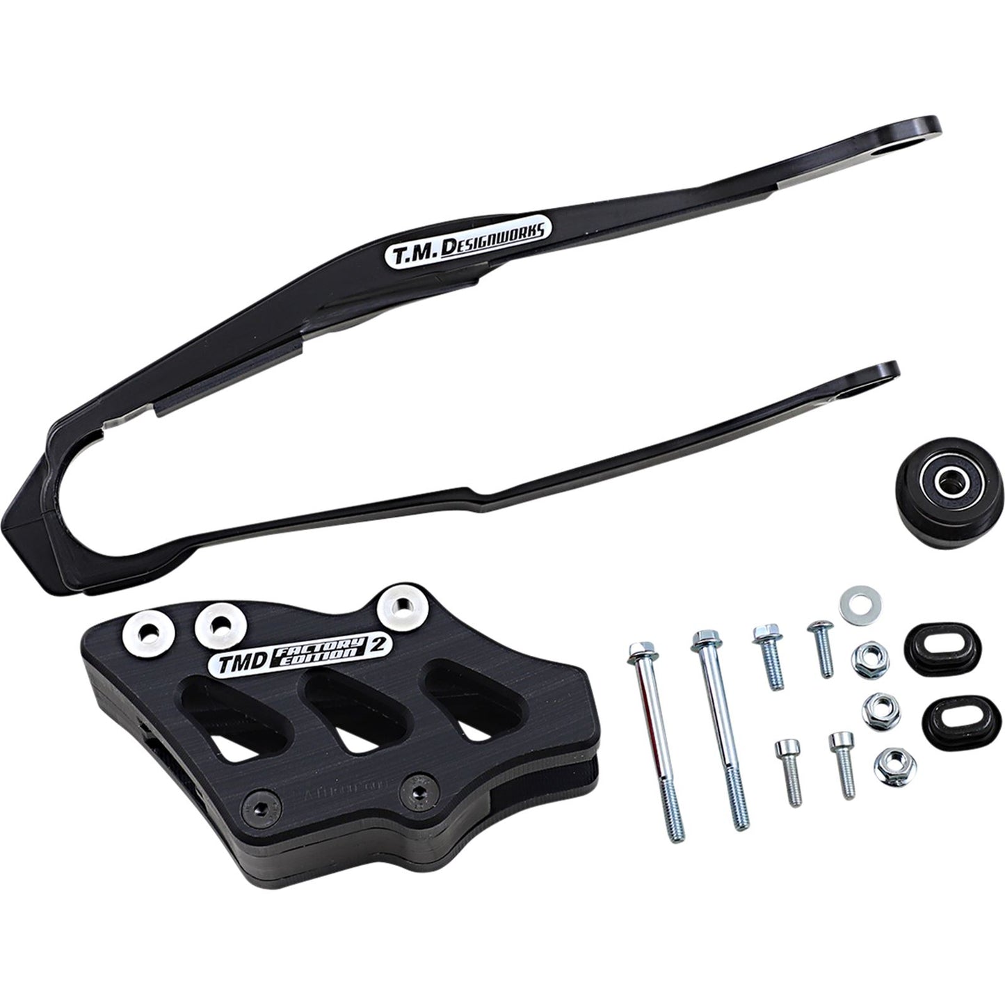 TM Design Works Chain Guide/Slider for Honda - Black [MPN: DCK-OR5-BK]_1041509