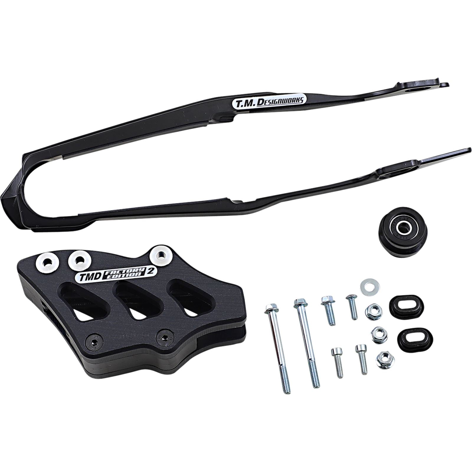 TM Design Works Chain Guide/Slider for Honda - Black [MPN: DCK-OR8-BK]_1041510