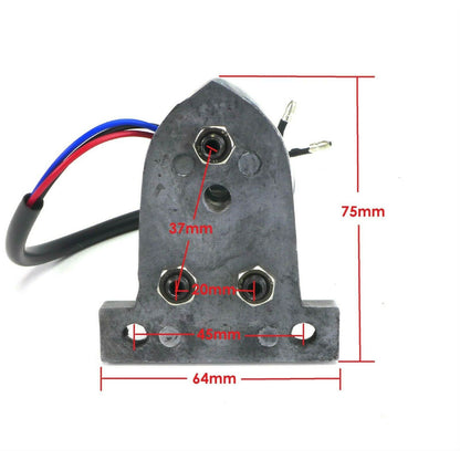 2FastMoto Silver Bullet Tail/Brake Light 12 Volt LED with License Holder Retro  42-14250_646332