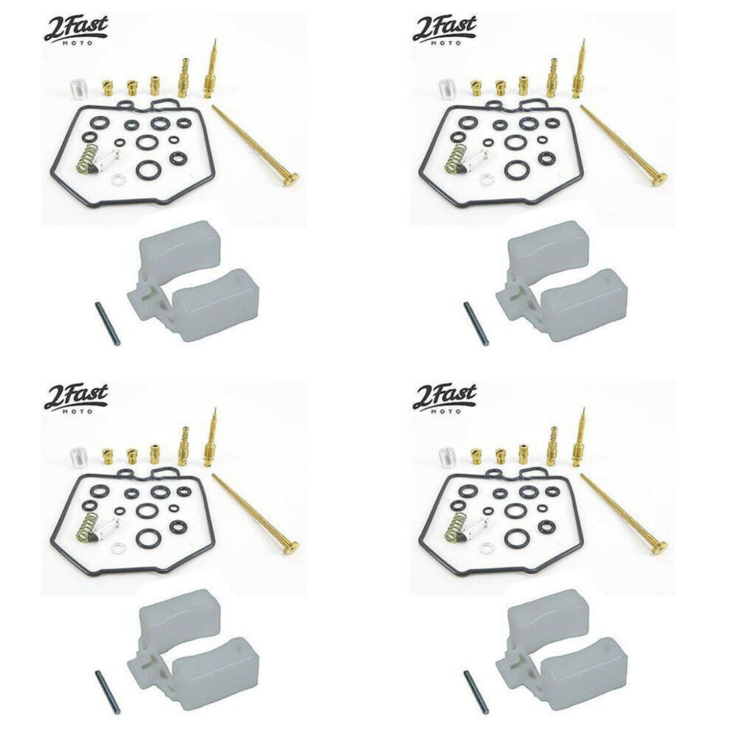 2FastMoto Carburetor Rebuild Repair Kit with Float 4/Pack for Honda CB750F 25-90772~70760_671842