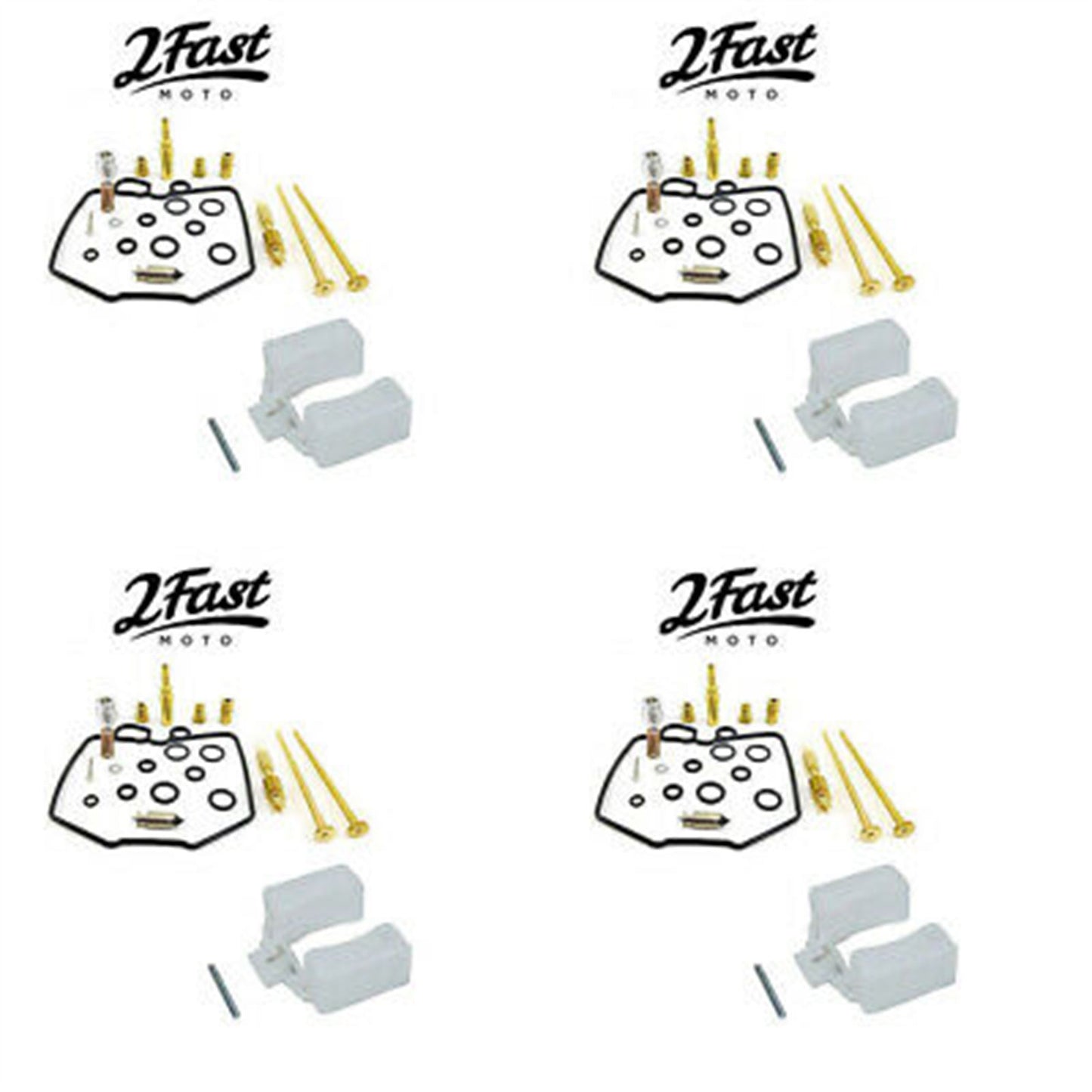 2FastMoto Carburetor Rebuild Repair Kit with Float 4 Pack for CB900/1000C 25-90900~70760x4_671863