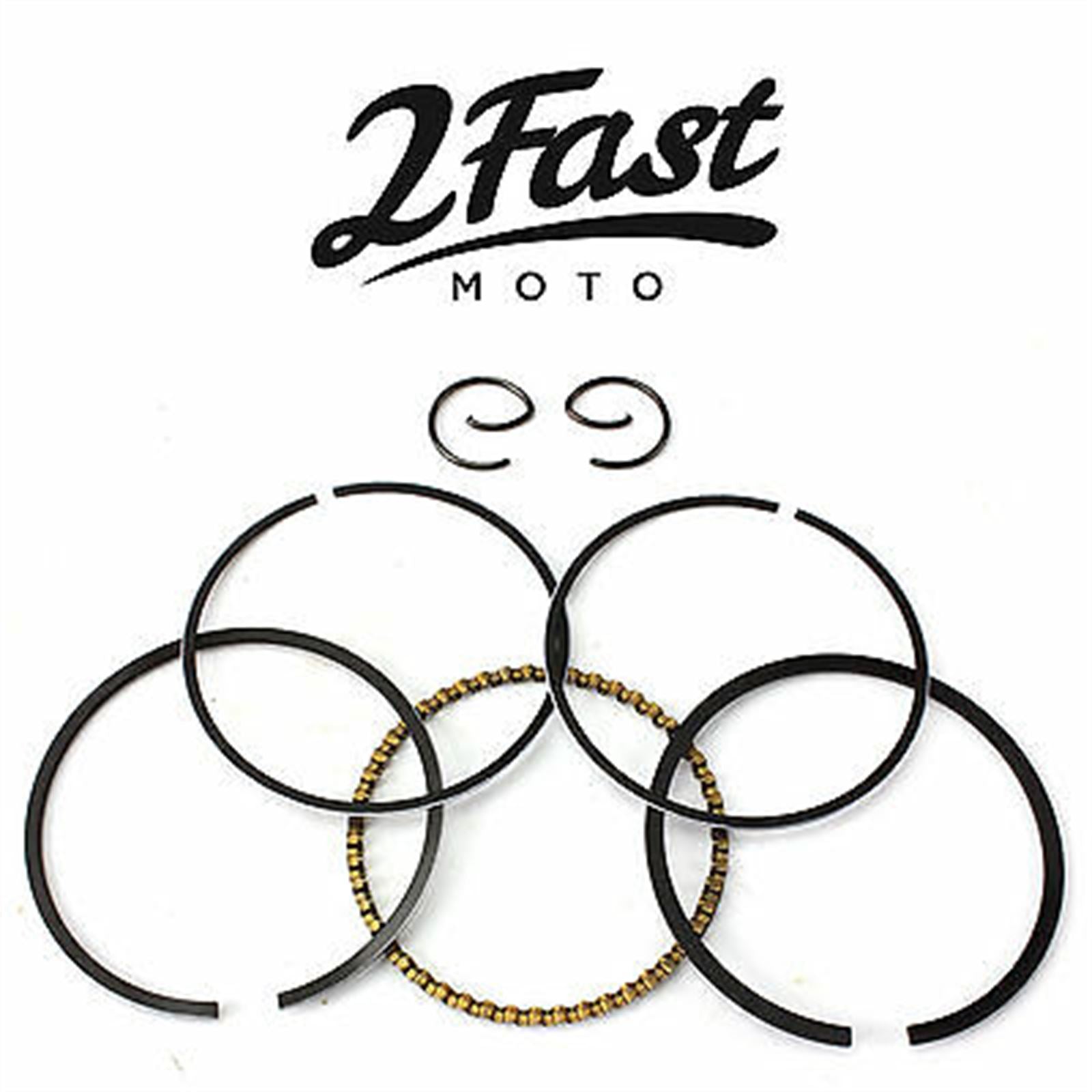 2FastMoto Replacement Piston Cylinder Head Kit for 50cc with 80cc GY-6 Big Bore 074-061_666251