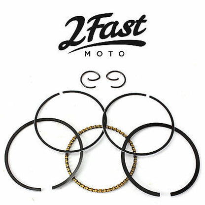 2FastMoto Replacement Piston Cylinder Head Kit for 50cc with 80cc GY-6 Big Bore 074-061_666251
