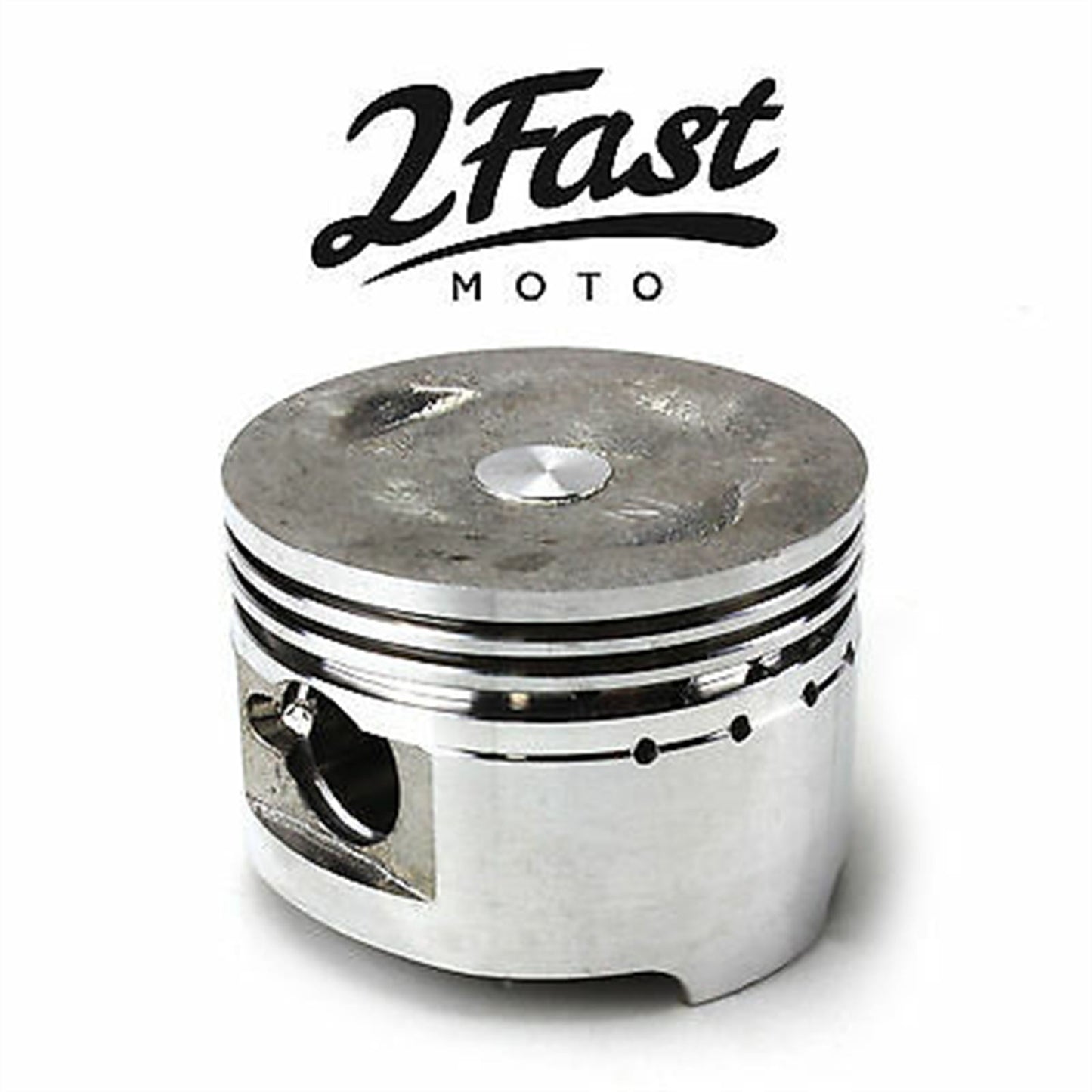 2FastMoto Replacement Piston Cylinder Head Kit for 50cc with 80cc GY-6 Big Bore 074-061_666249