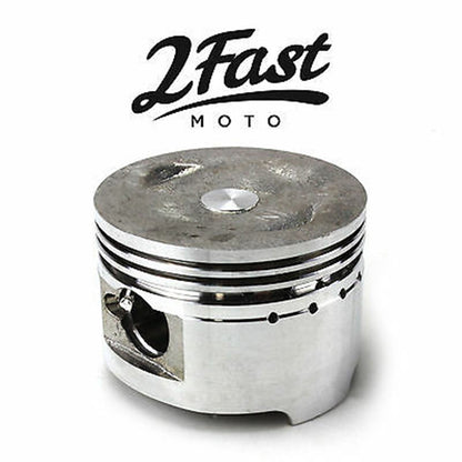2FastMoto Replacement Piston Cylinder Head Kit for 50cc with 80cc GY-6 Big Bore 074-061_666249